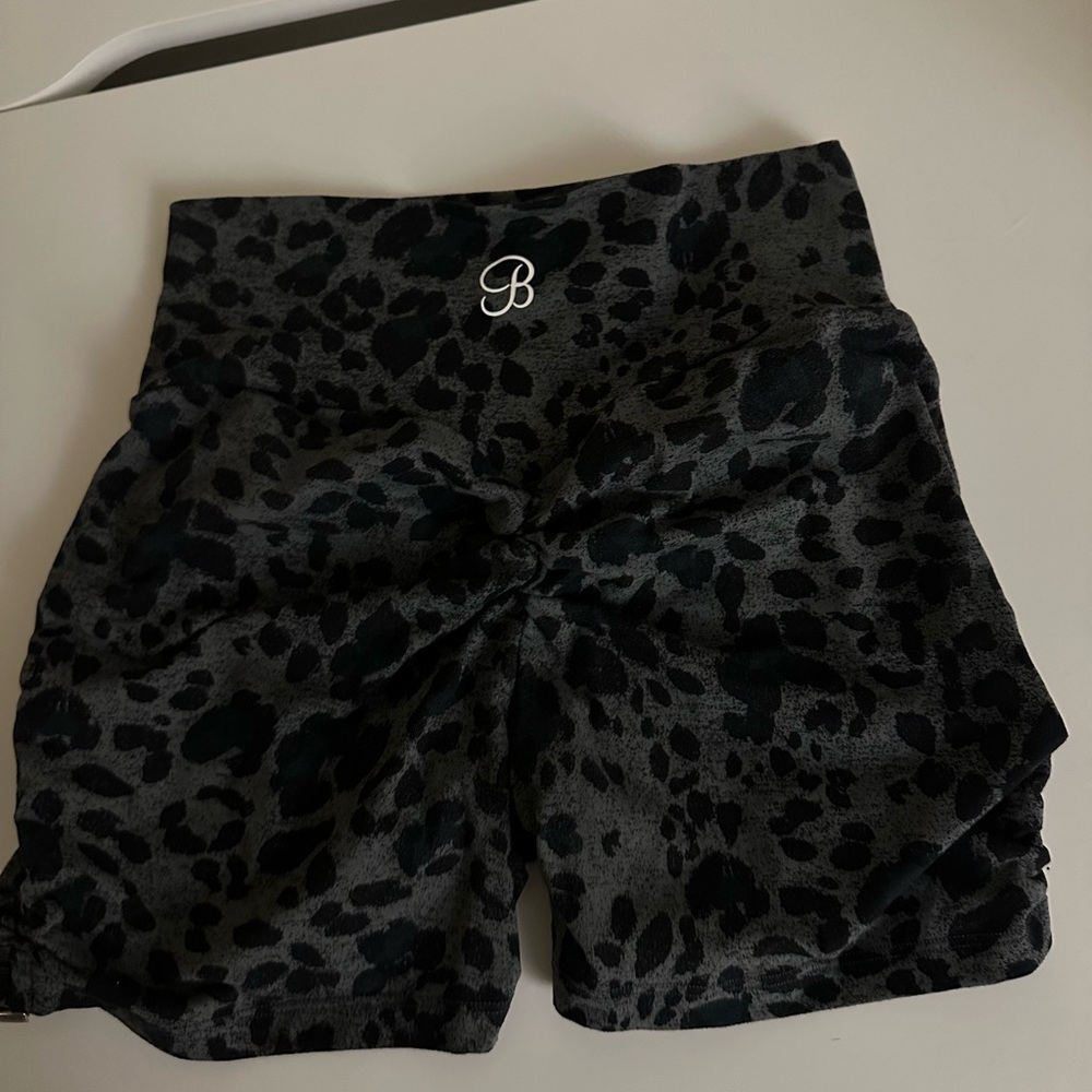 Bombshell Sportswear Cheetah Print Scrunch Shorts